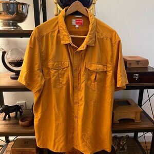 Craighoppers Orange Button-Up Shirt